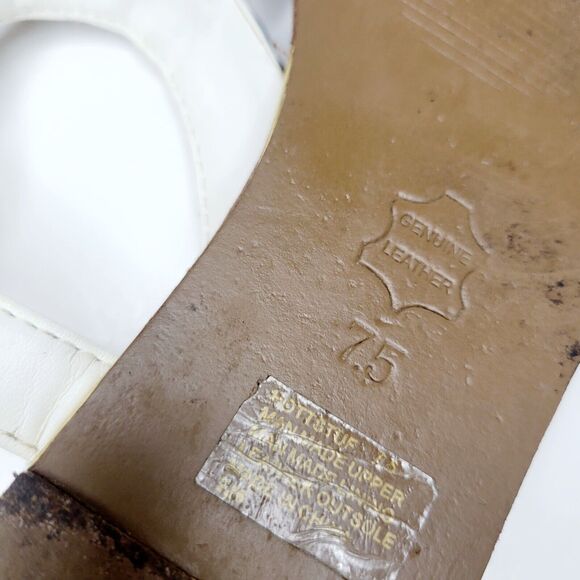 STEVE MADDEN MADDEN GIRL CLASSIC White STRAPPY SANDALS WOMENS 7.5 - Picture 6 of 6